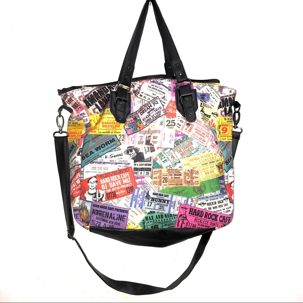 Hard Rock Cafe tote bag with shoulder strap
